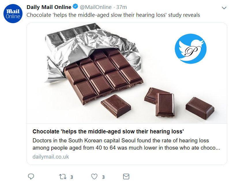 شکلات خوران کم تر ناشنوا می شوند