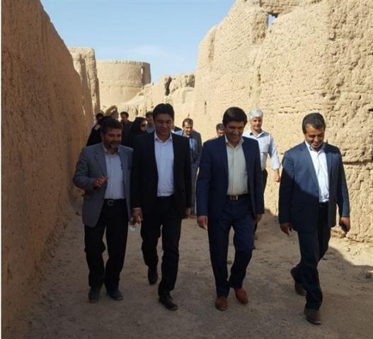 بازدید مدیرکل دفتر تشکل های مردم نهاد سازمان میراث فرهنگی از بناهای تاریخی مهریز