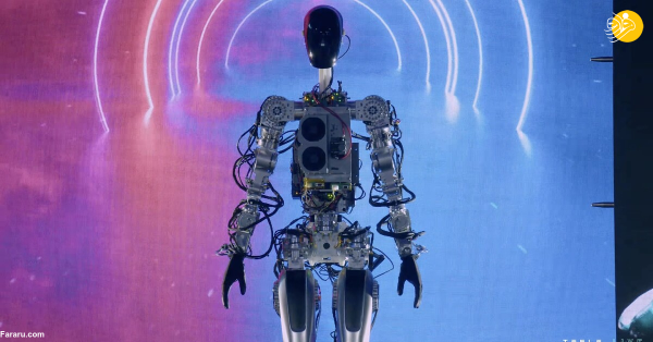 ایلان ماسک از ربات انسان نمای تسلا رونمایی کرد